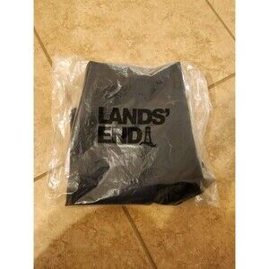 Lands End New In Plastic Men Size 32x10 Chino Navy Blue Shorts